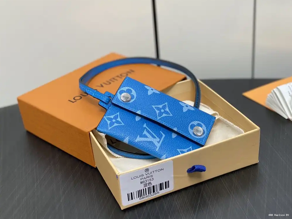 Aaa replica bags Card LOUIS Holder Necklace-7.6*10*0.5CM VUITTON 0607